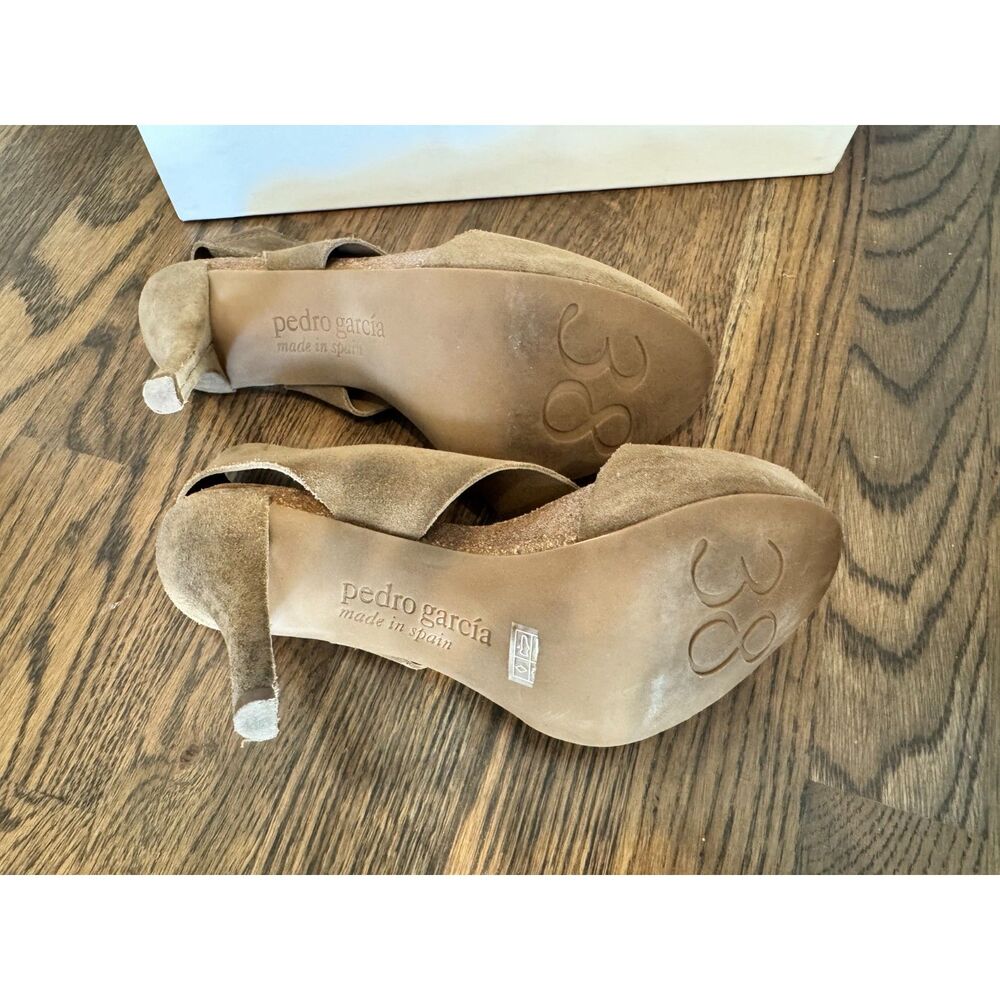 Pedro Garcia Wonda Crisscross Midi Sandals Size 8 Designer Luxe Slip-On Size 8 - Picture 4 of 7